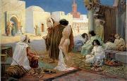 Arab or Arabic people and life. Orientalism oil paintings 15